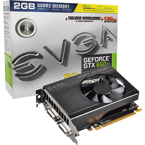 EVGA GeForce GTX650 SC 2GB